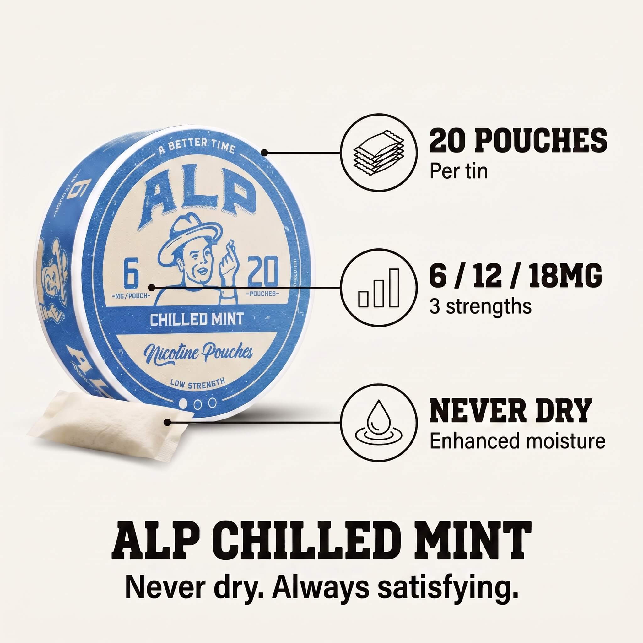 Chilled Mint Nicotine Pouches
